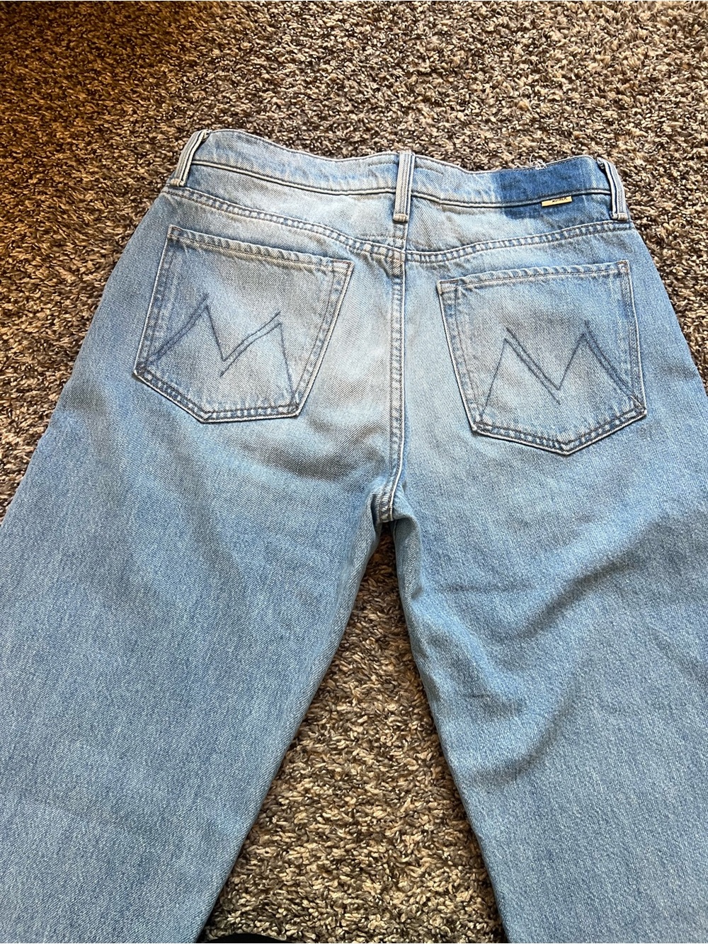 Mother Denim Lil’ Dodger Button Hover Cuff 27 - Picture 5 of 9